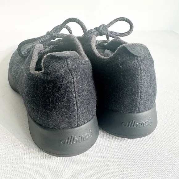 Allbirds Wool Runners Dark Grey  Black Comfort Shoes Mens Size 13