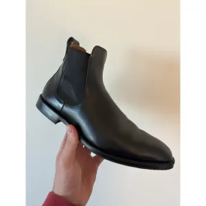 Allen Edmonds &quot;LIVERPOOL&quot; Men's Black Leather Chelsea Boots Size 11 E EUC