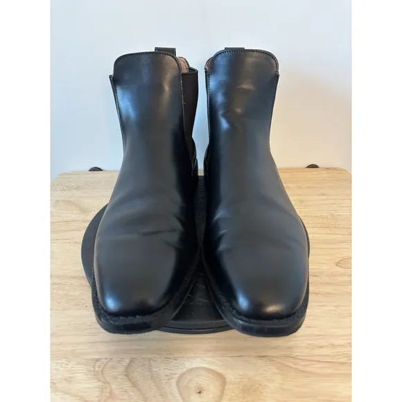 Allen Edmonds &quot;LIVERPOOL&quot; Men's Black Leather Chelsea Boots Size 11 E EUC