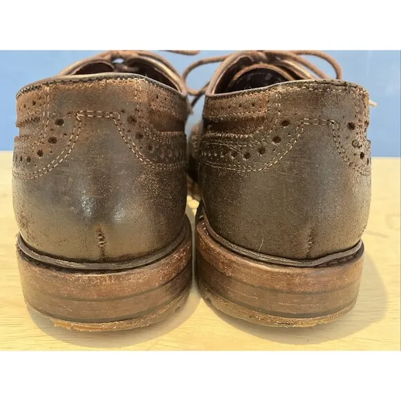 Allen Edmonds Size 8 D Oxfords Shoes Port Washington Leather Brown lace office