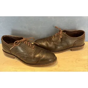 Allen Edmonds Size 8 D Oxfords Shoes Port Washington Leather Brown lace office
