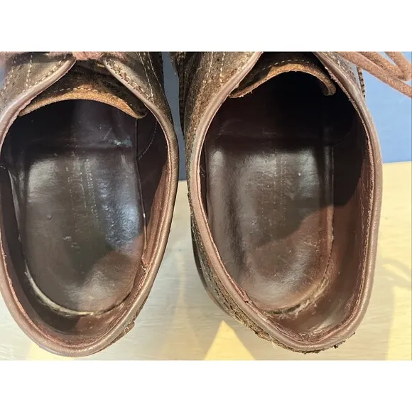 Allen Edmonds Size 8 D Oxfords Shoes Port Washington Leather Brown lace office
