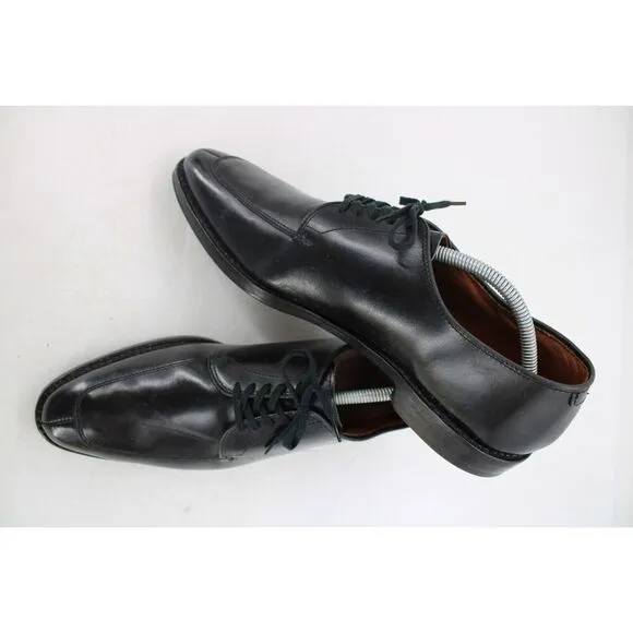 Allen Edmonds Delray 1219 Black Leather Split Toe Derby Dress Shoe Size 12 3A