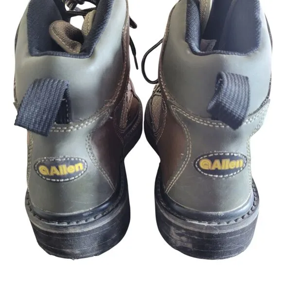 Allen Wading Fly Fishing Boots Men's Size 8 Brown Green Outdoor Summer Classic