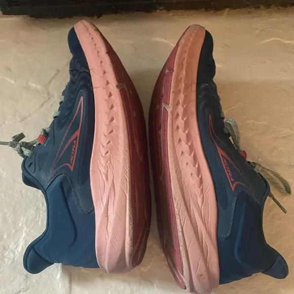 Altra Navy and Coral Athletic Shoes