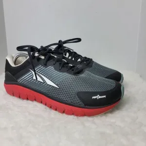 Altra Provision 4 Mens Size 10 Running Hiking Shoes Black Grey Red Sneaker