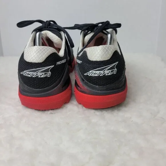Altra Provision 4 Mens Size 10 Running Hiking Shoes Black Grey Red Sneaker