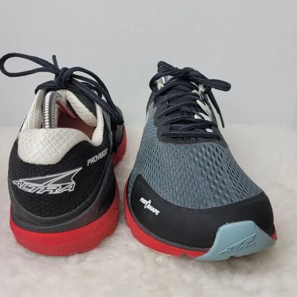 Altra Provision 4 Mens Size 10 Running Hiking Shoes Black Grey Red Sneaker