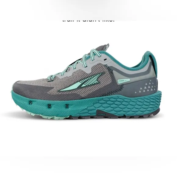 Altra Timp 4 Running shoes Hiking Trail running size 7 teal and grey