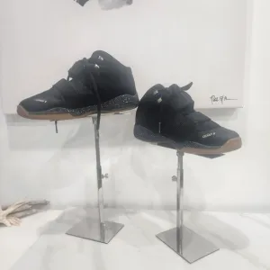 [AND1].&quot; CHOSEN 1&quot; boys size 4 black nubuck and leather hi top sneaker.
