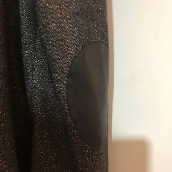 Andrew Marc Leather and wool sport coat