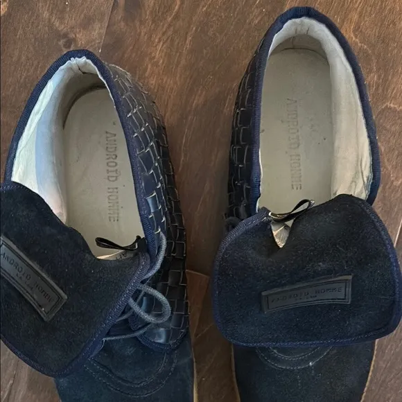 Android HommeBlue Textured Chukka Boots