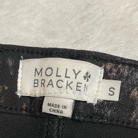Anthropologie Molly Bracken Snakeskin Skinny Jeans - Edgy Statement Style