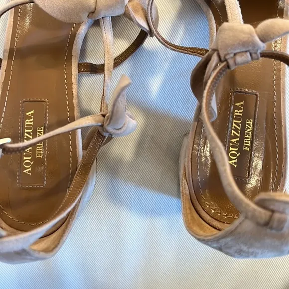 Aquazzura St. Tropez Bow 50mm Sandals