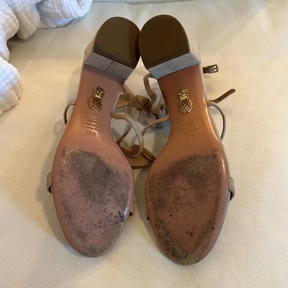 Aquazzura St. Tropez Bow 50mm Sandals