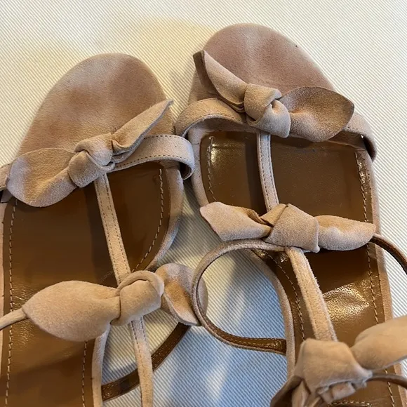 Aquazzura St. Tropez Bow 50mm Sandals