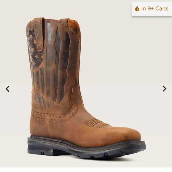 Ariat 10.5 Steel toe work boots