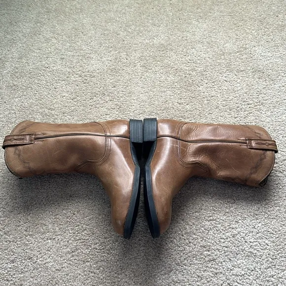 ARIAT Heritage Roper Western Leather Boots Round Toe Distressed Women’s 6.5