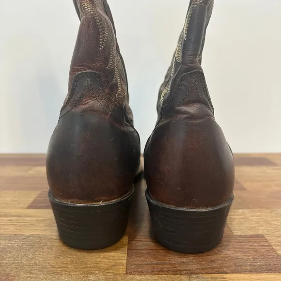 Ariat Mens Cowboy Boots 11.5D Leather Brown Western Rodeo Mid Calf Outdoor Shoe
