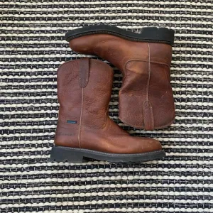 🌿Ariat Men's Waterproof Pull On Brown Leather Work Boots 8.5D
