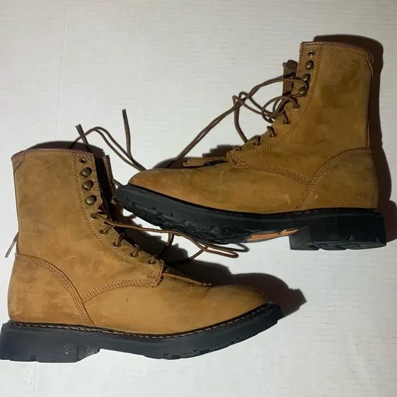 ARIAT MENS (WOMENS) LEATHER PERFORMANCE WORK BOOTS  ATS. ATSM F2892-11EH US 8D
