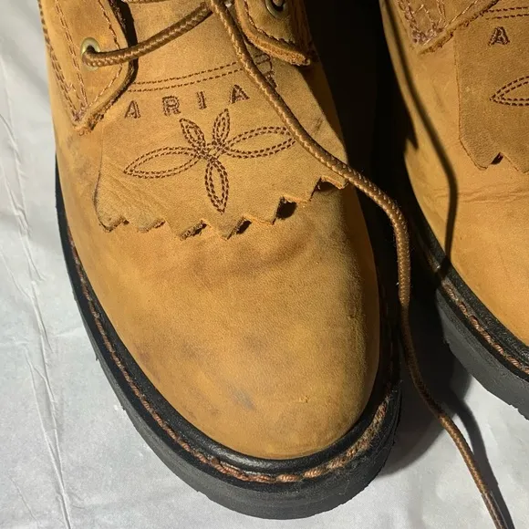 ARIAT MENS (WOMENS) LEATHER PERFORMANCE WORK BOOTS  ATS. ATSM F2892-11EH US 8D