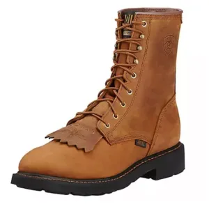 ARIAT MENS (WOMENS) LEATHER PERFORMANCE WORK BOOTS  ATS. ATSM F2892-11EH US 8D