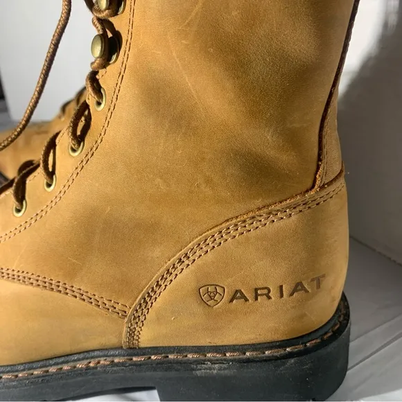 ARIAT MENS (WOMENS) LEATHER PERFORMANCE WORK BOOTS  ATS. ATSM F2892-11EH US 8D