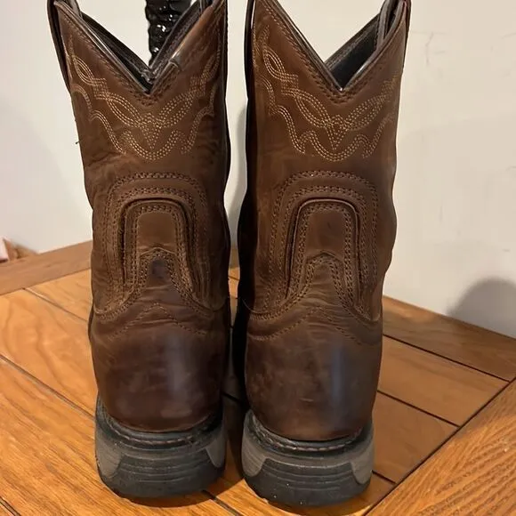 Ariat Men’s Work Boots ASTM f52892-11 in Oily Distressed Brown Size 9EE.