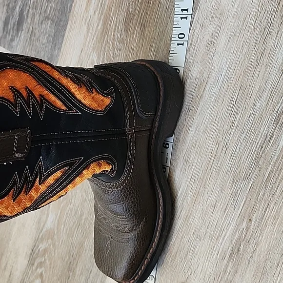 Ariat Orange Kid's Work VentTEK Boots Size 13