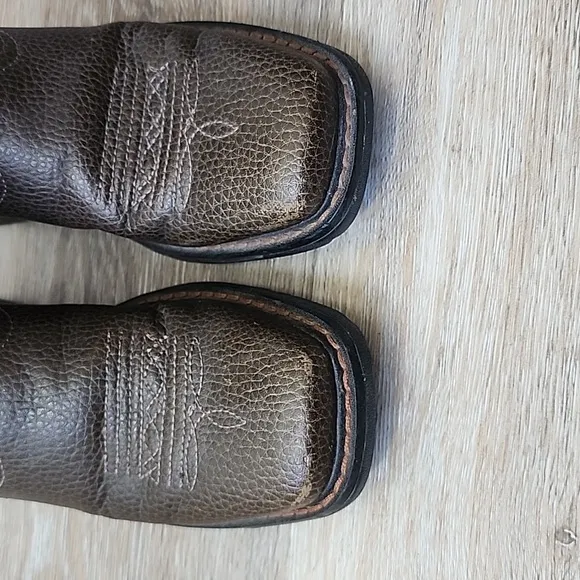 Ariat Orange Kid's Work VentTEK Boots Size 13