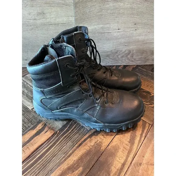 Ariat Propper Men’s 10 Black Combat Boots Work Wear Farm Country Western Outdoor
