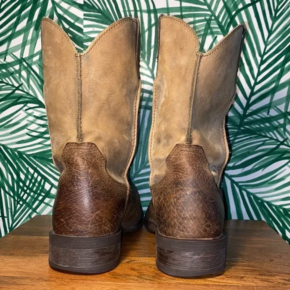 Ariat Rambler Brown Leather Western Work Boots Men’s 11 D 35829