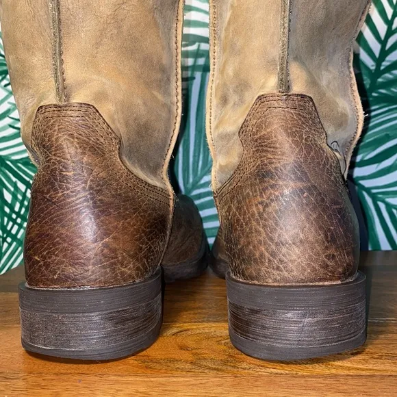Ariat Rambler Brown Leather Western Work Boots Men’s 11 D 35829