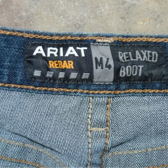 ARIAT Rebar M4 Relaxed DuraStretch Edge Boot Cut Jean Bodie Style 100162290