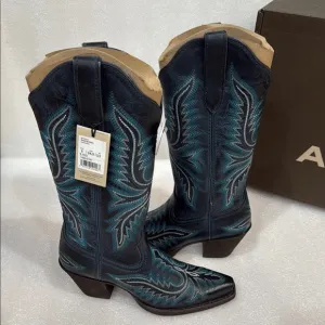 Ariat Round Up Collins Boots Fresh Denim size 5 New