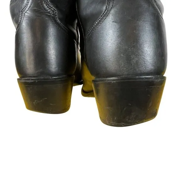Ariat Sedona Western Cowboy Boots Mens Size 12 D Black Leather Lined Style 34601