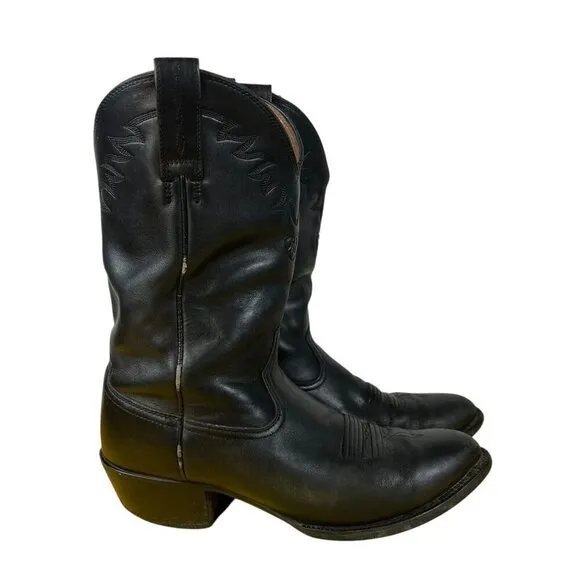 Ariat Sedona Western Cowboy Boots Mens Size 12 D Black Leather Lined Style 34601