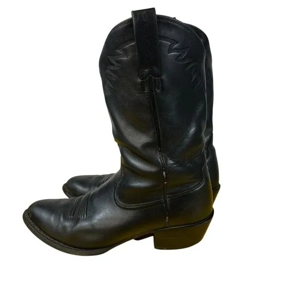 Ariat Sedona Western Cowboy Boots Mens Size 12 D Black Leather Lined Style 34601