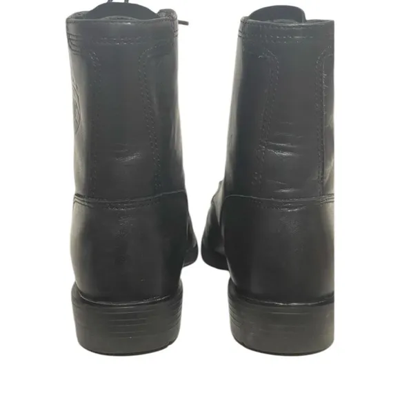 ARIAT WOMENS HERITAGE WESTERN LACER 11 BLACK BOOTS SZ 6.5 EUC