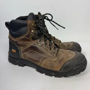 Ariat Work Treadfast Brown Leather Lace up Work Boots