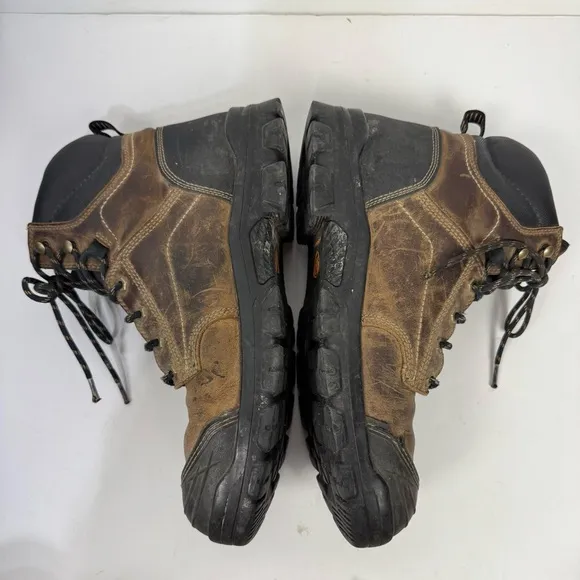 Ariat Work Treadfast Brown Leather Lace up Work Boots