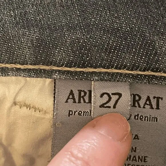 Aristocrat Premium Luxury Denim Jeans Bootcut Medium Wash Made in USA Size 27