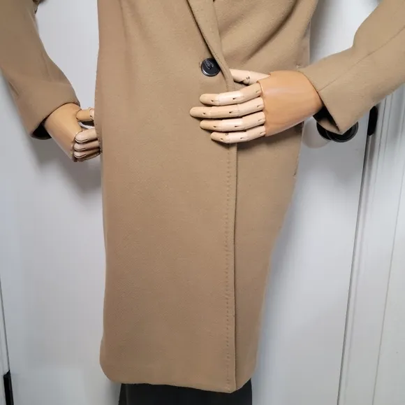 Aritzia Babaton Stedman Wool Blend Coat Brown Size XXS