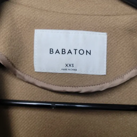 Aritzia Babaton Stedman Wool Blend Coat Brown Size XXS