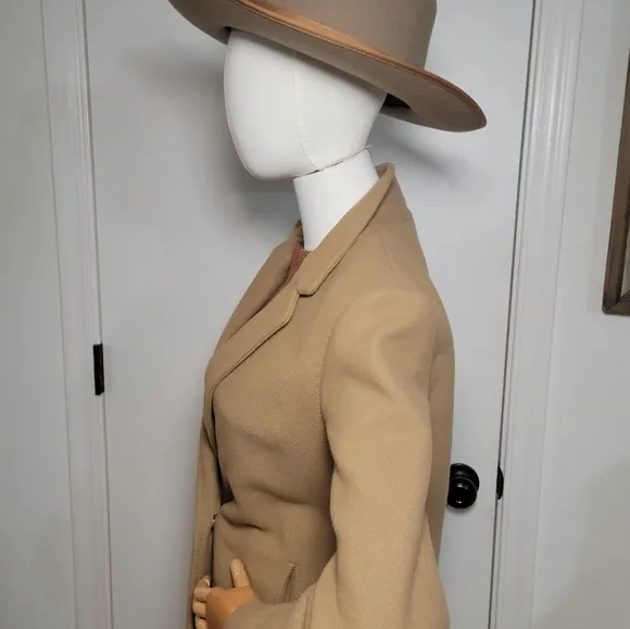 Aritzia Babaton Stedman Wool Blend Coat Brown Size XXS