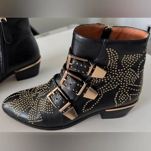Arqa Women's Studded Ankle Boot Punk Boot gothic whimsigoth artsy dark fairy