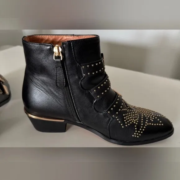 Arqa Women's Studded Ankle Boot Punk Boot gothic whimsigoth artsy dark fairy