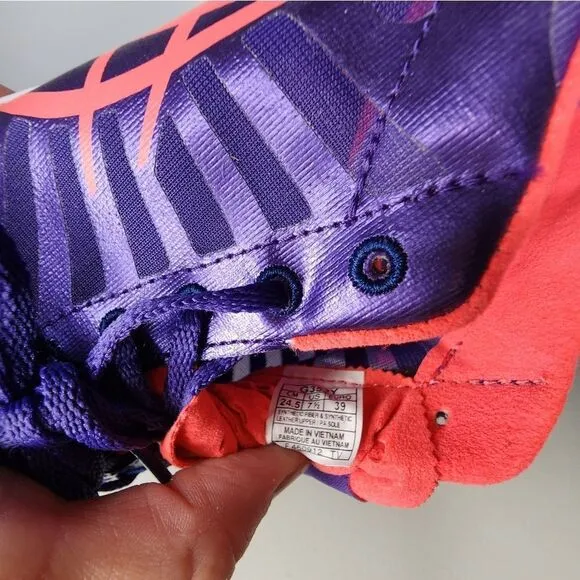ASICS Womens Hyper-Rocketgirl 6 Track &amp; Field Shoes Purple G355N Low Top 7.5 New