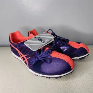 ASICS Womens Hyper-Rocketgirl 6 Track &amp; Field Shoes Purple G355N Low Top 7.5 New